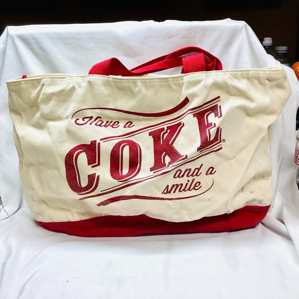 Vintage Coca-Cola Canvas Tote Bag/ Shopping bag